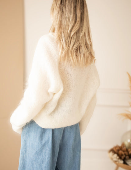 The Knot Knit Off White - Trui