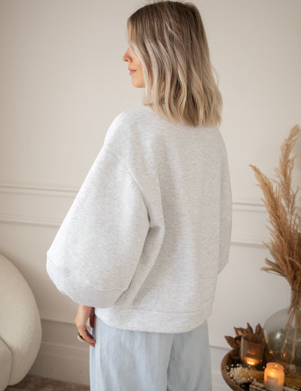 Bomberjacke - Snuggle Up - Hellgrau