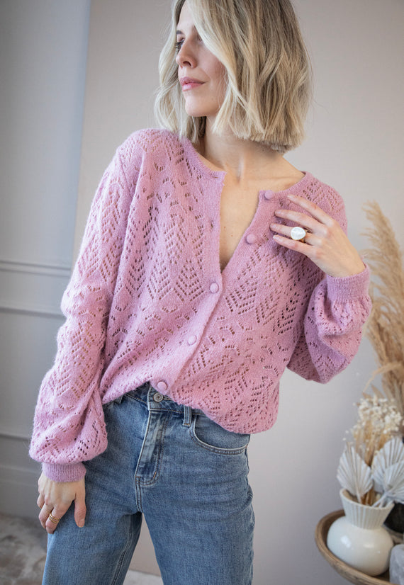 Tilly Old Pink - Cardigan