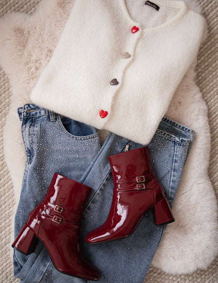 Love Buttons Beige - Cardigan