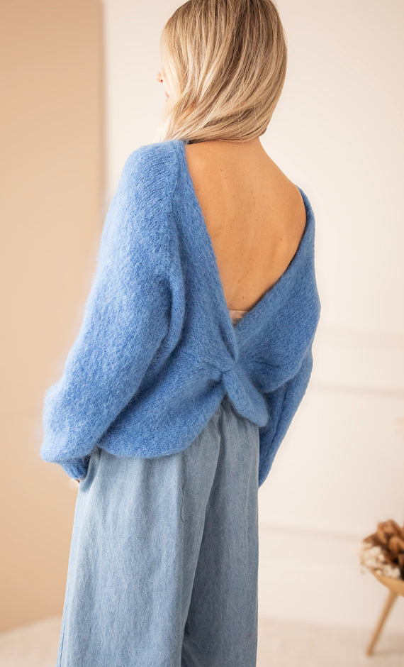 The Knot Knit Blue - Trui