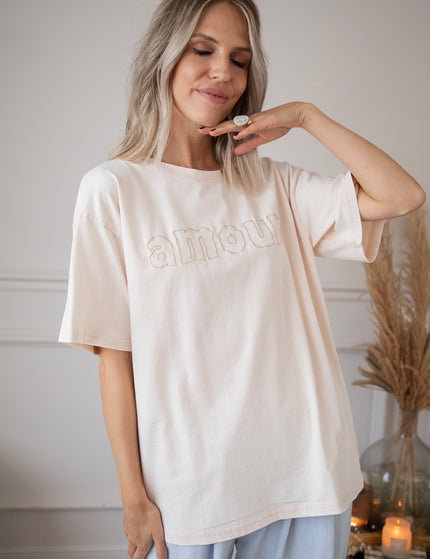 T-Shirt - Pure Amour - Beige