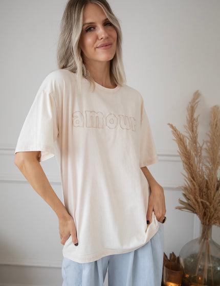 T-Shirt - Pure Amour - Beige