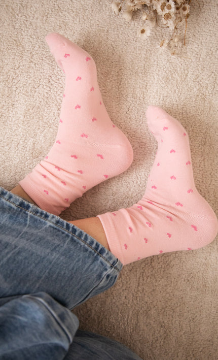 Socken - Love Overload - Hellrosa/Rosa