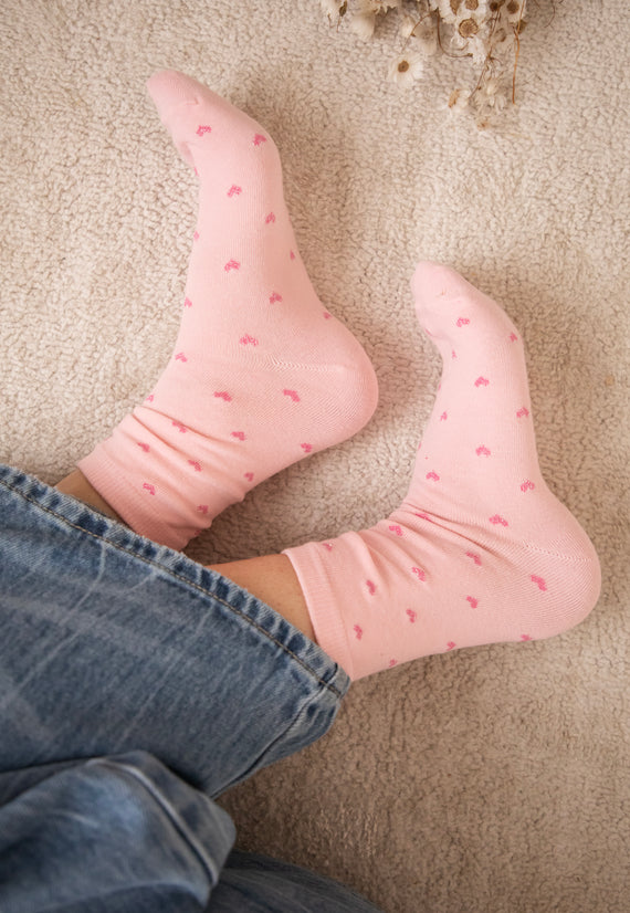 Love Overload Soft Pink/Pink - Sokken