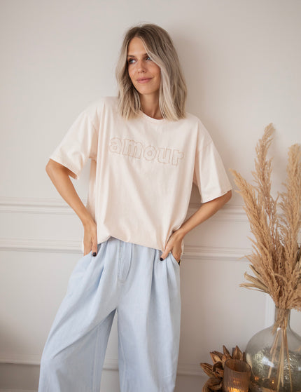 T-Shirt - Pure Amour - Beige