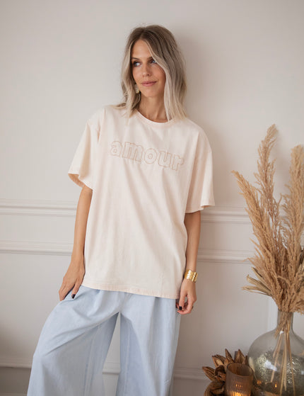 T-Shirt - Pure Amour - Beige