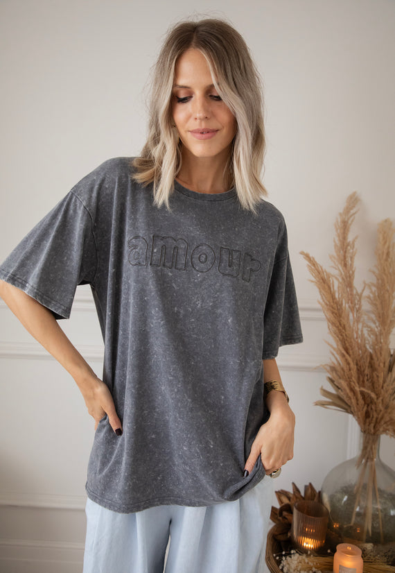 Pure Amour Dark Grey - T-Shirt