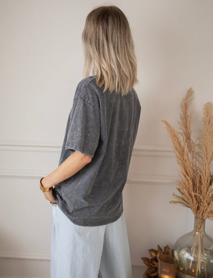 T-Shirt - Pure Amour - Dunkelgrau