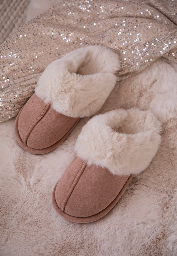 Fur-Ever Yours Camel - Slippers