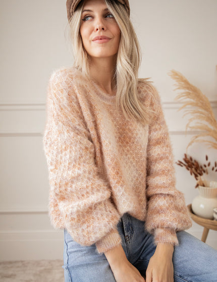 Fluffy Feels Camel Mix - Sweater