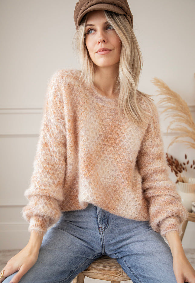 Fluffy Feels Camel Mix - Sweater