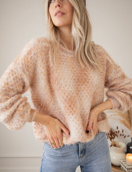 Fluffy Feels Camel Mix - Sweater