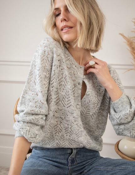 Tilly Soft Grey - Cardigan