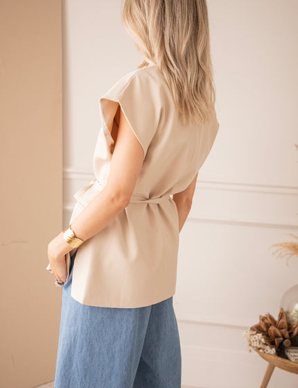 Louise Dark Beige - Blazer/Jacket