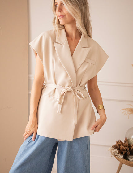 Louise Dark Beige - Blazer/Jacket