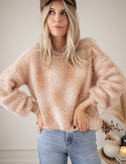 Fluffy Feels Camel Mix - Sweater