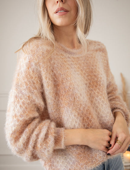 Fluffy Feels Camel Mix - Sweater