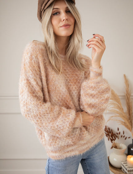 Fluffy Feels Camel Mix - Sweater