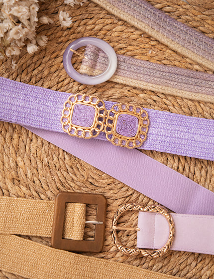 Straw Glow Lila/Beige - Riem
