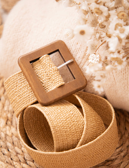 Gürtel - Natural Cube - Sand