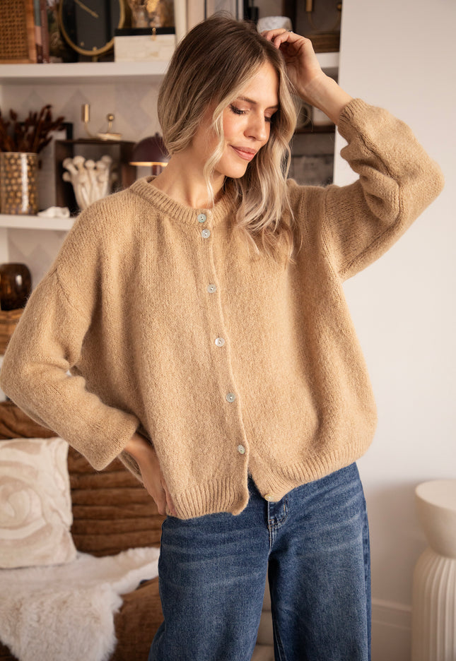 Suzette Sand - Cardigan