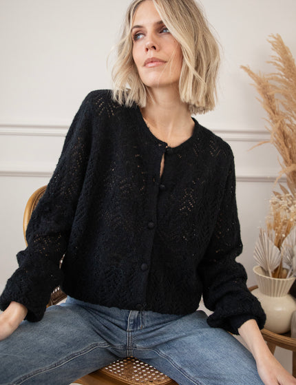 Tilly Black - Cardigan