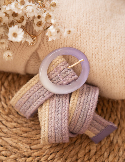 Straw Glow Lila/Beige - Riem
