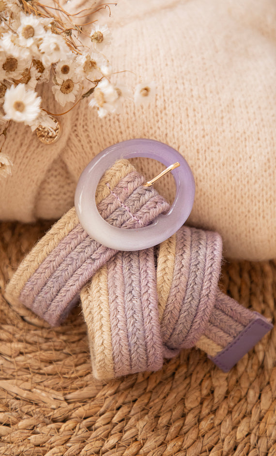 Straw Glow Lila/Beige - Riem