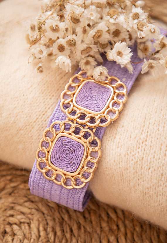 Gürtel - Rotany Chain - Lila