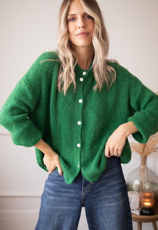 Suzette Jade Green - Cardigan