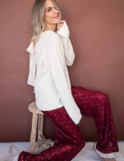 Stunning Sequins Bordeaux - Pants