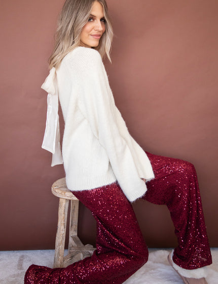 Stunning Sequins Bordeaux - Pants