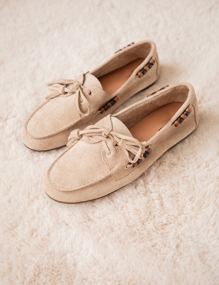 Indiana Beads Beige - Loafers