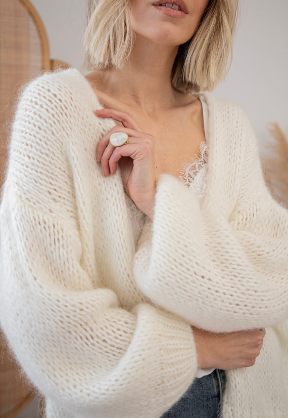 Strickjacke - Bernadette Odette - Beige