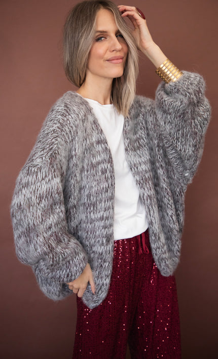 Elody Burgundy/Grey - Bernadette