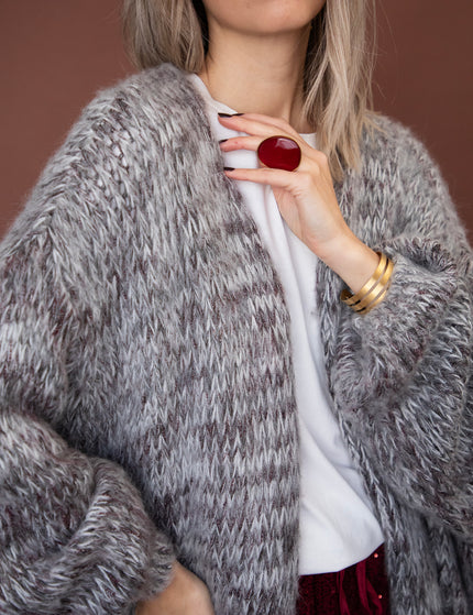 Elody Burgundy/Grey - Bernadette