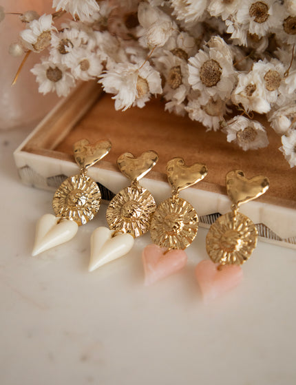 Cosmic Love Pink/Gold - Earrings