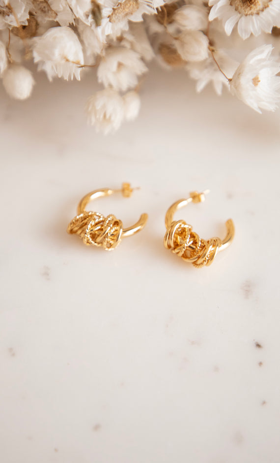 Rings & Things Gold - Oorbellen