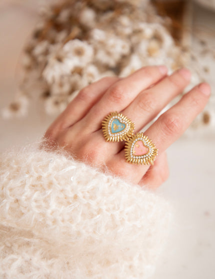 Love Eternity Pink/Gold - Ring