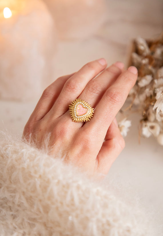 Love Eternity Pink/Gold - Ring