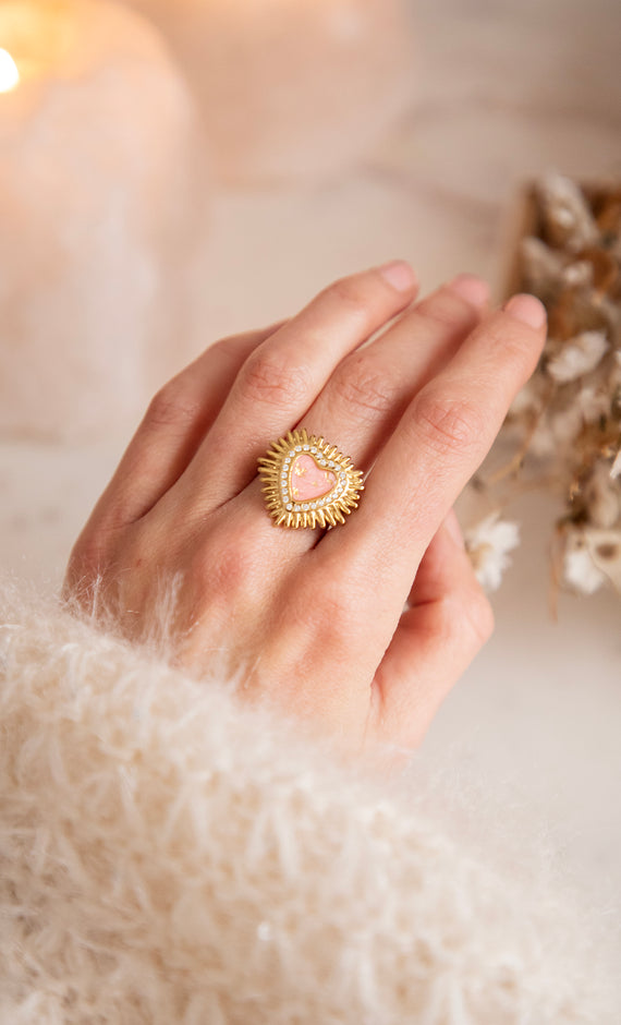 Love Eternity Pink/Gold - Ring
