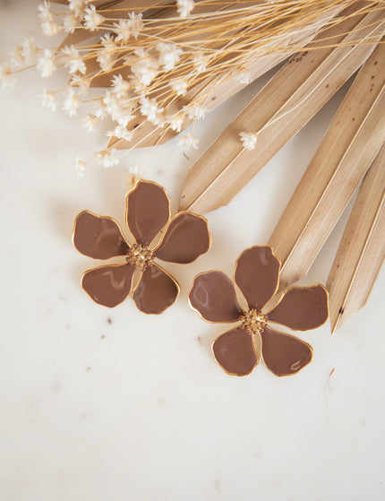 Wildflower Brown - Earrings