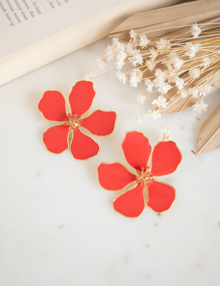 Wildflower Red - Earrings