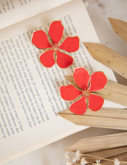 Wildflower Red - Earrings