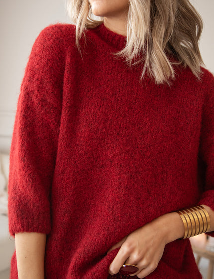 Baggy Babette Red - Sweater