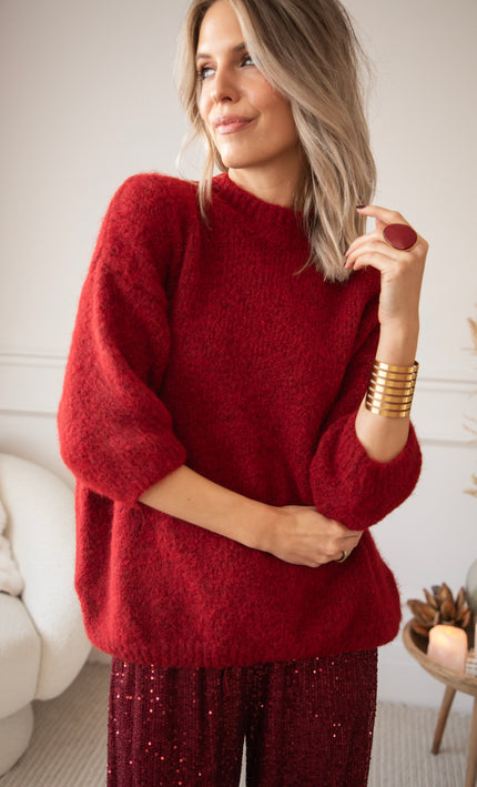 Baggy Babette Red - Sweater