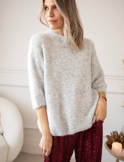 Pullover - Baggy Babette - Hellgrau