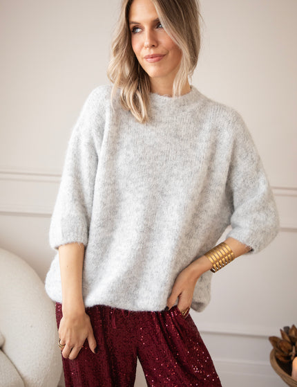 Pullover - Baggy Babette - Hellgrau