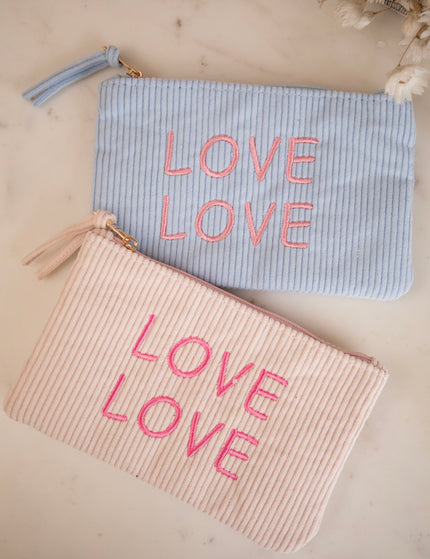 Velours Double Love Soft Pink/Sweet Pink - Pouch